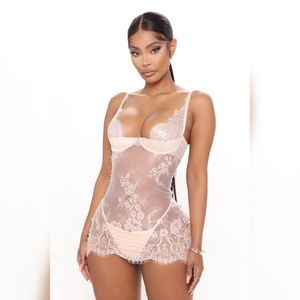 Lace Chemise Set